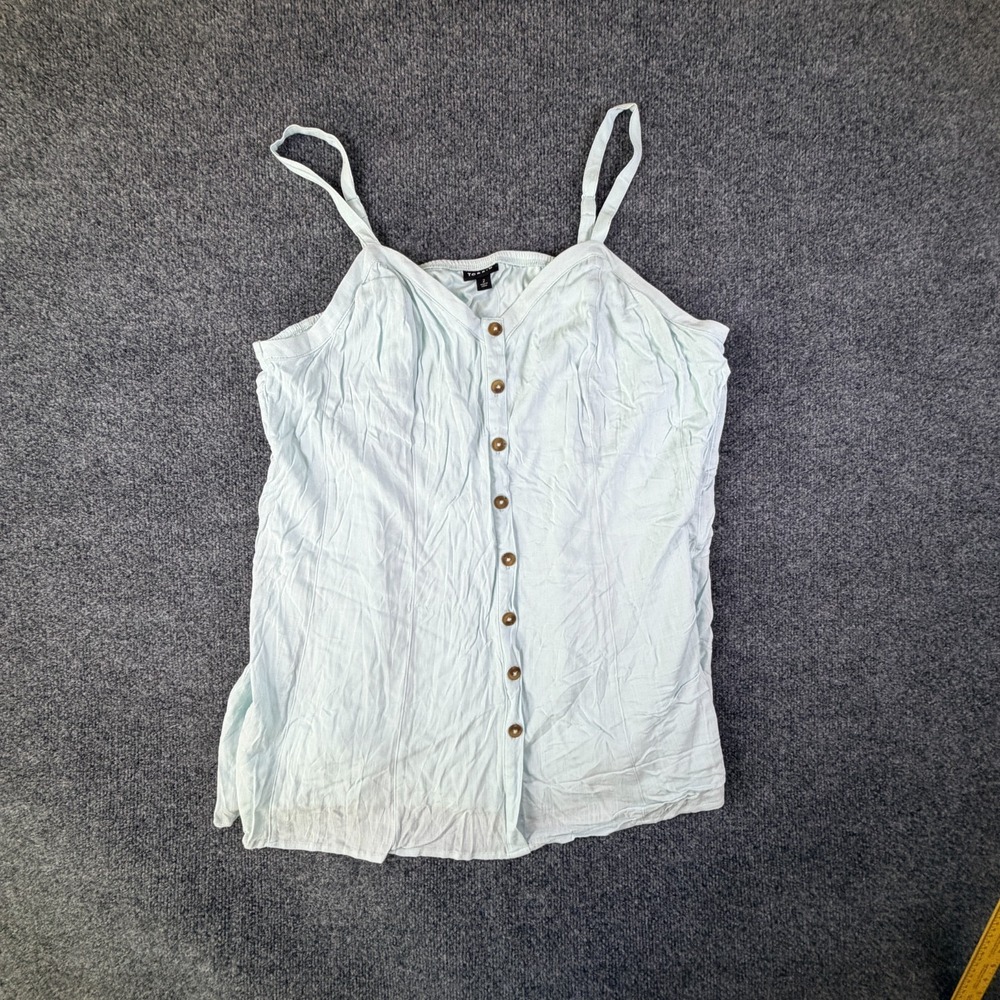 Torrid Fit Flare Camisole Top Women 2X Skylight Sweetheart Neck Adjustable Strap